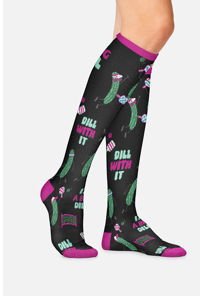 Legwear PRINTSUPPOR Women's 10-15Mmhg Compression Socks I'M A Big Dill