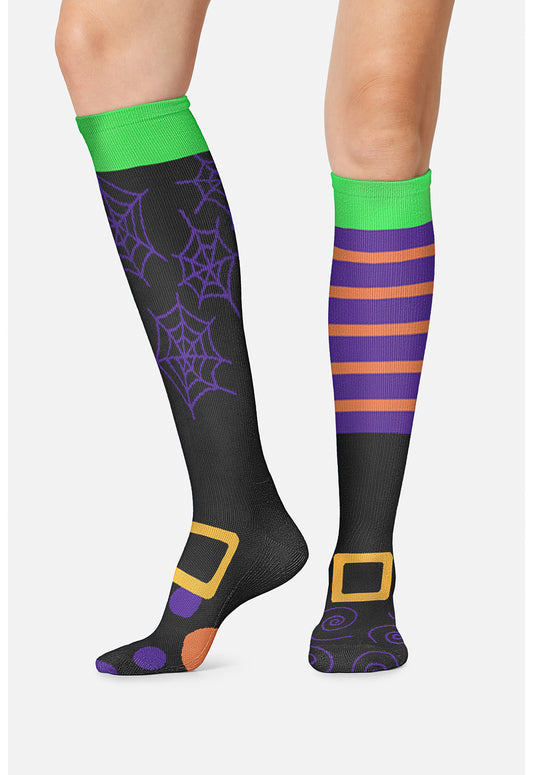 Legwear PRINTSUPPOR Women's 10-15Mmhg Compression Socks Witching Hour