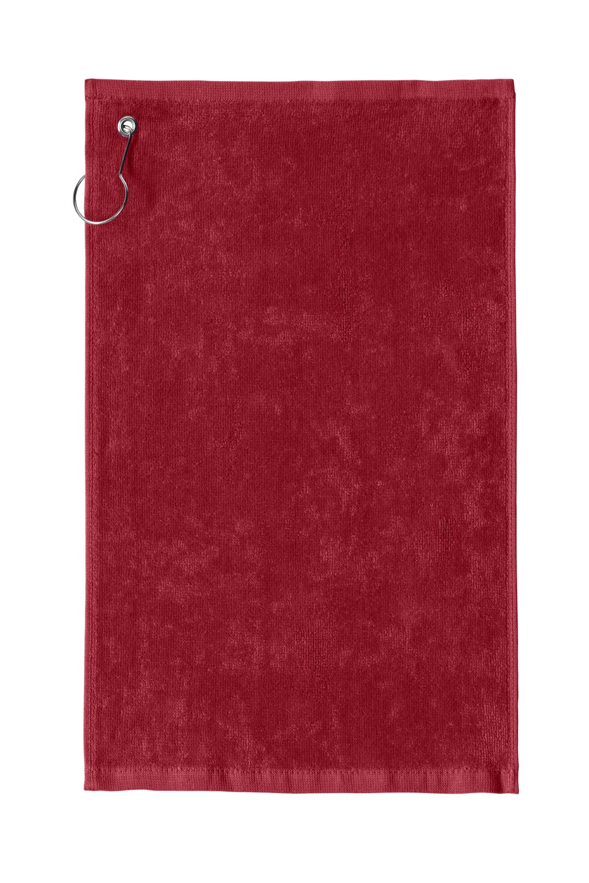 Port Authority Grommeted Hemmed Towel PT400 Red