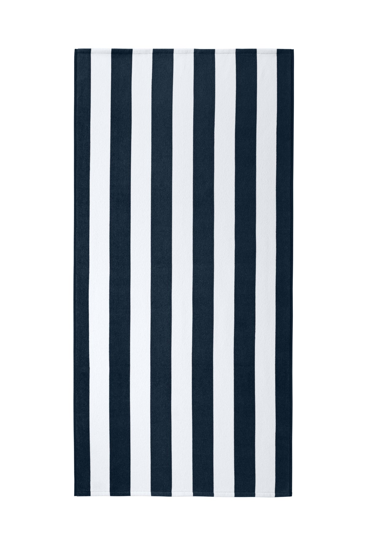 Port Authority Value Cabana Stripe Beach Towel PT45 Navy