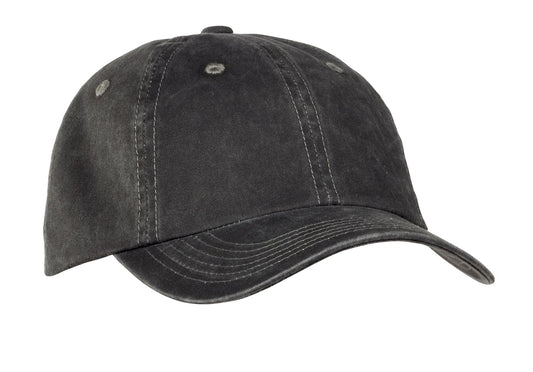 Port Authority Garment-Washed Cap PWU Black