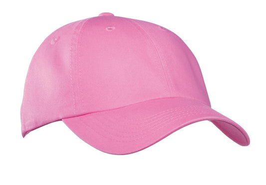 Port Authority Garment-Washed Cap PWU Bright Pink