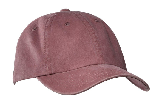Port Authority Garment-Washed Cap PWU Maroon
