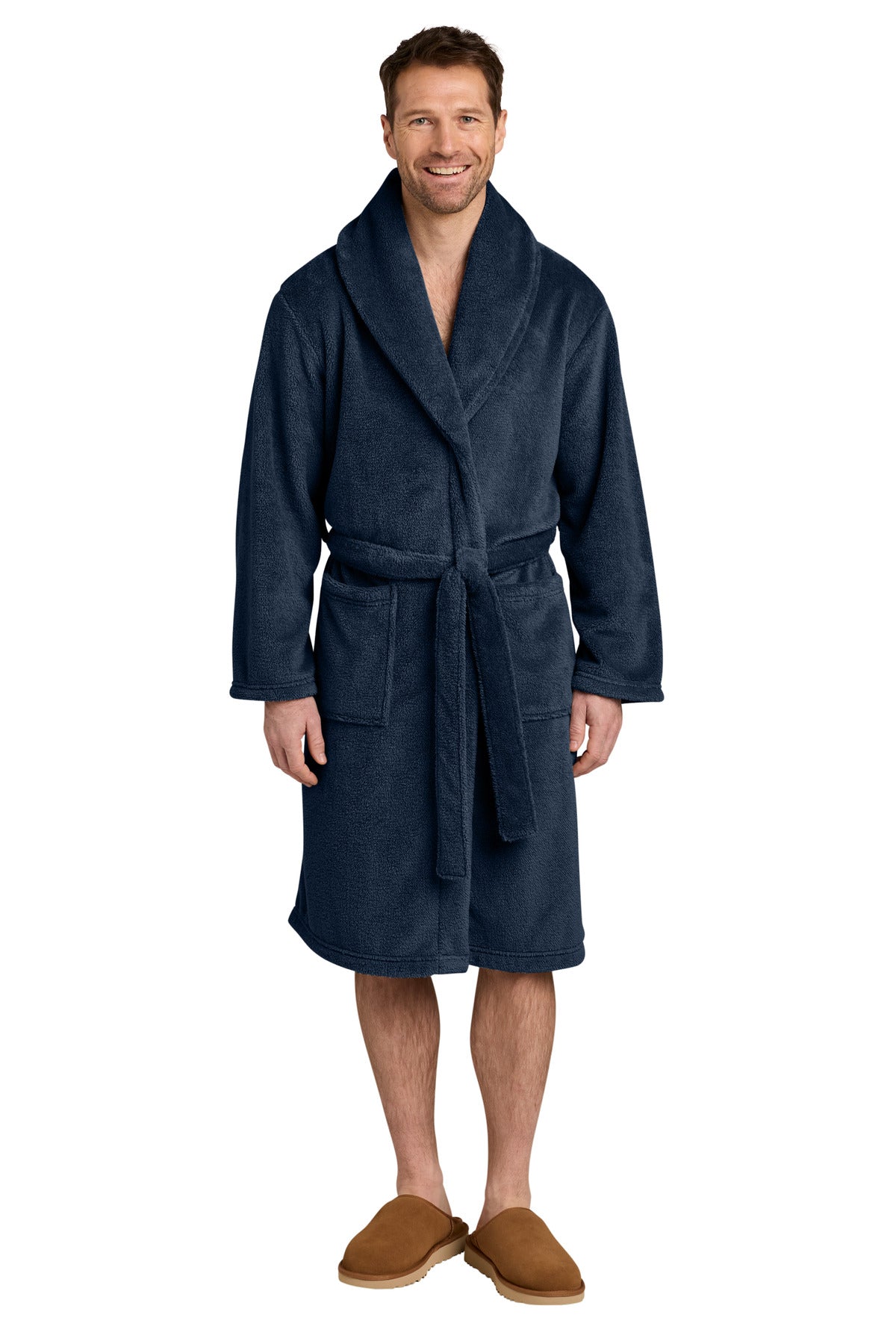 Port Authority Dream Plush Robe R104 River Blue Navy