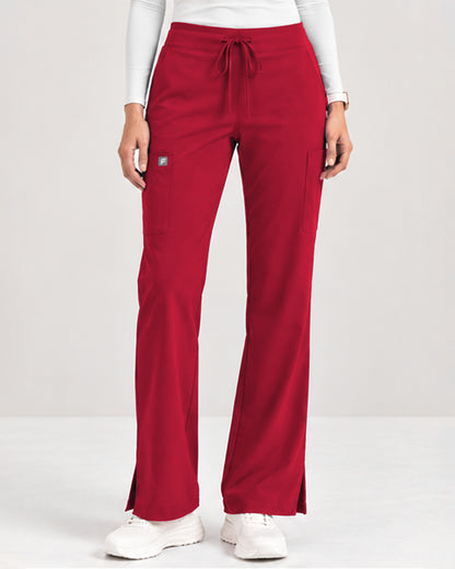 Foundry Women's 2005 Jasmine 5 Pocket Mini Flare Cargo Pant Red