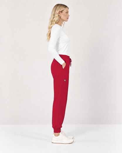Foundry Women's 2015 Violet 3 Pocket Jogger Pant Red