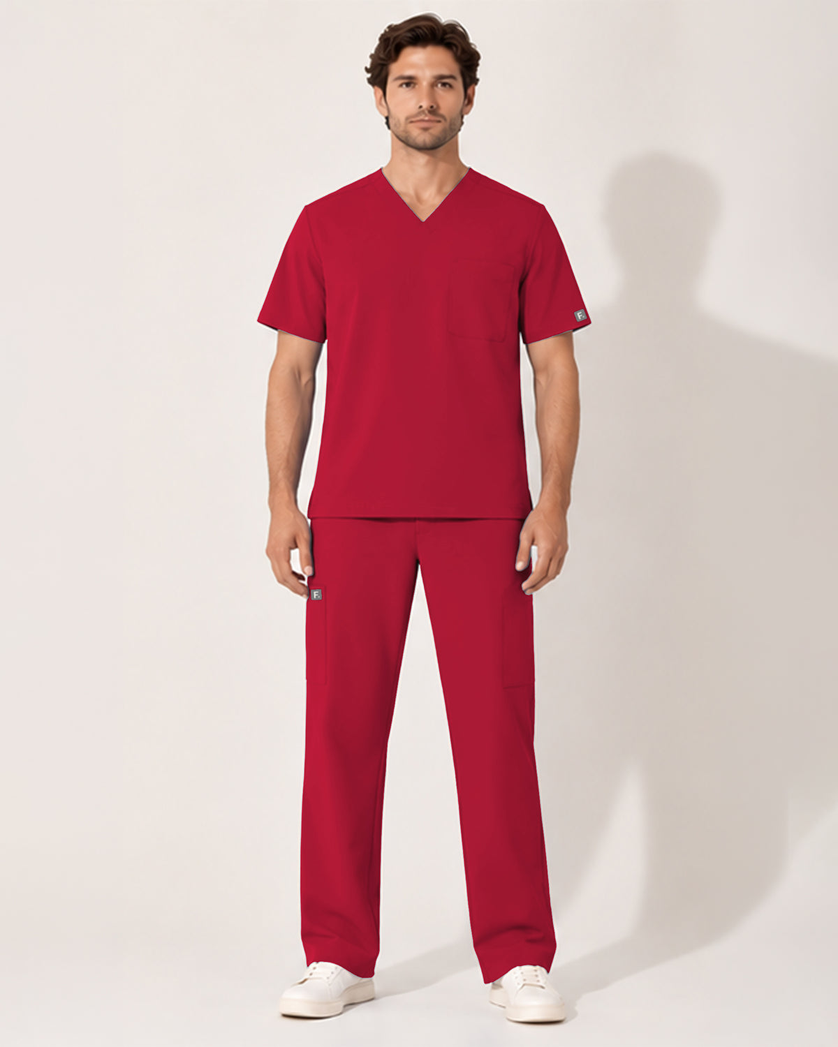 Foundry Men's 2505 Onyx Men'S 6 Pocket Cargo Pant Red