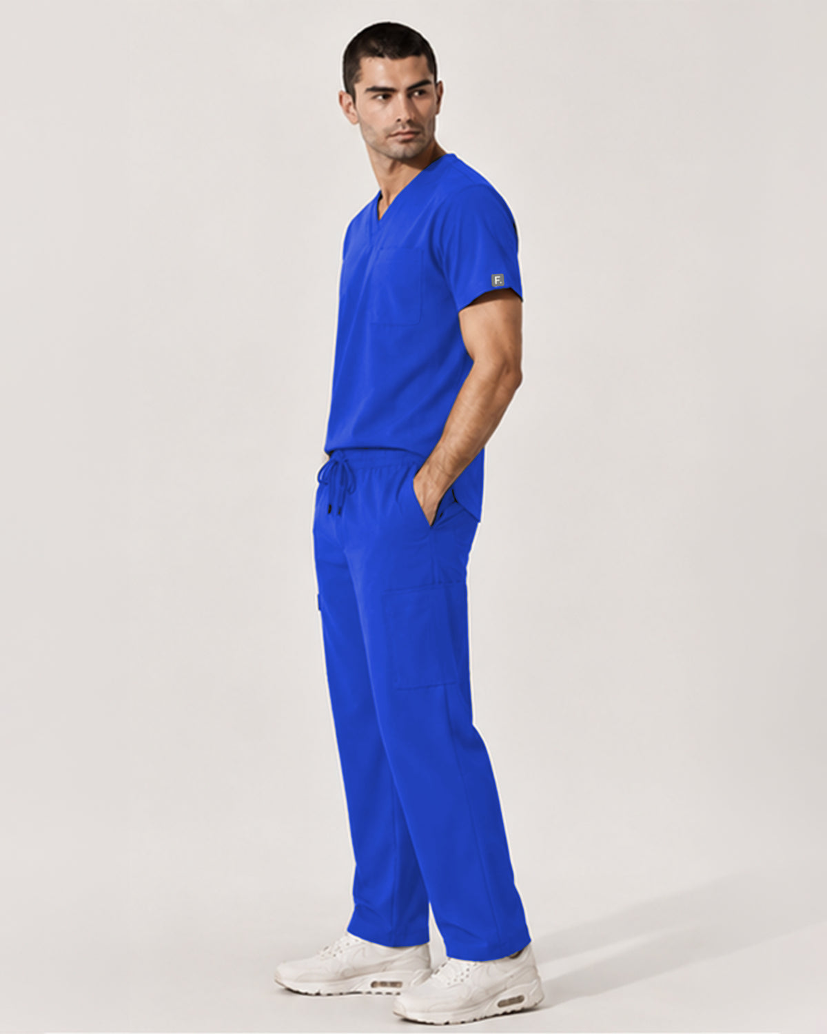 Foundry Men's 1505 Cobalt Men'S 1 Pocket V-Neck Top Royal
