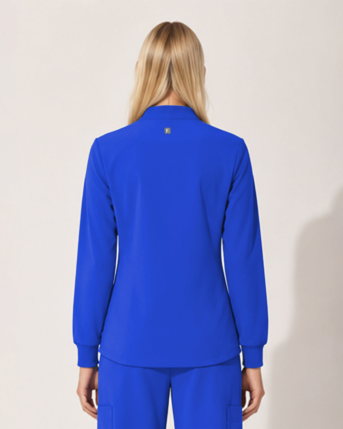 Foundry Women's 6005 Ellis 2 Pocket Scrub Jacket Royal