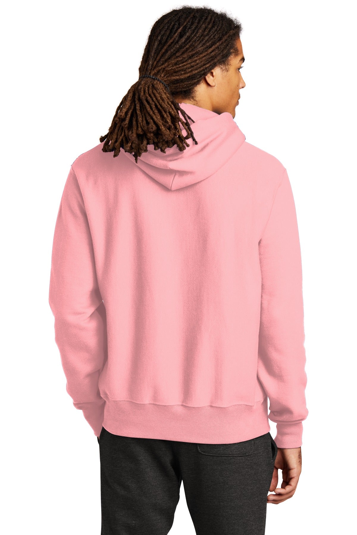 Champion Reverse Weave Hooded Sweatshirt S101 Pink Candy