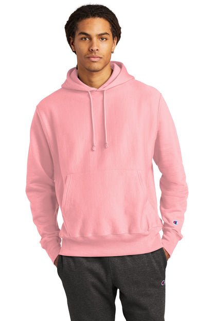 Champion Reverse Weave Hooded Sweatshirt S101 Pink Candy