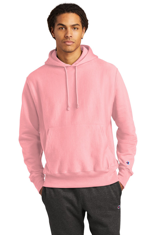 Champion Reverse Weave Hooded Sweatshirt S101 Pink Candy