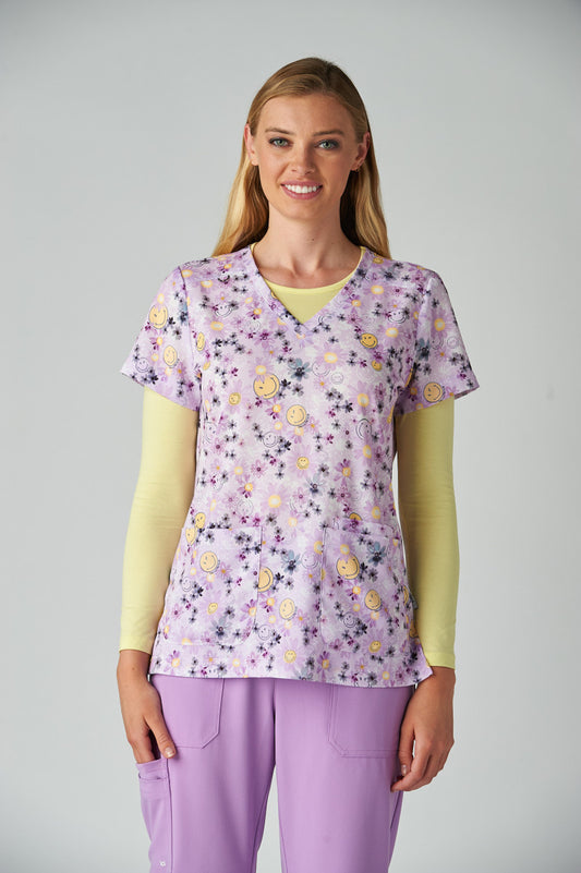Koi Smiley World S102PR Adoring Top Smiling Happy Daisy