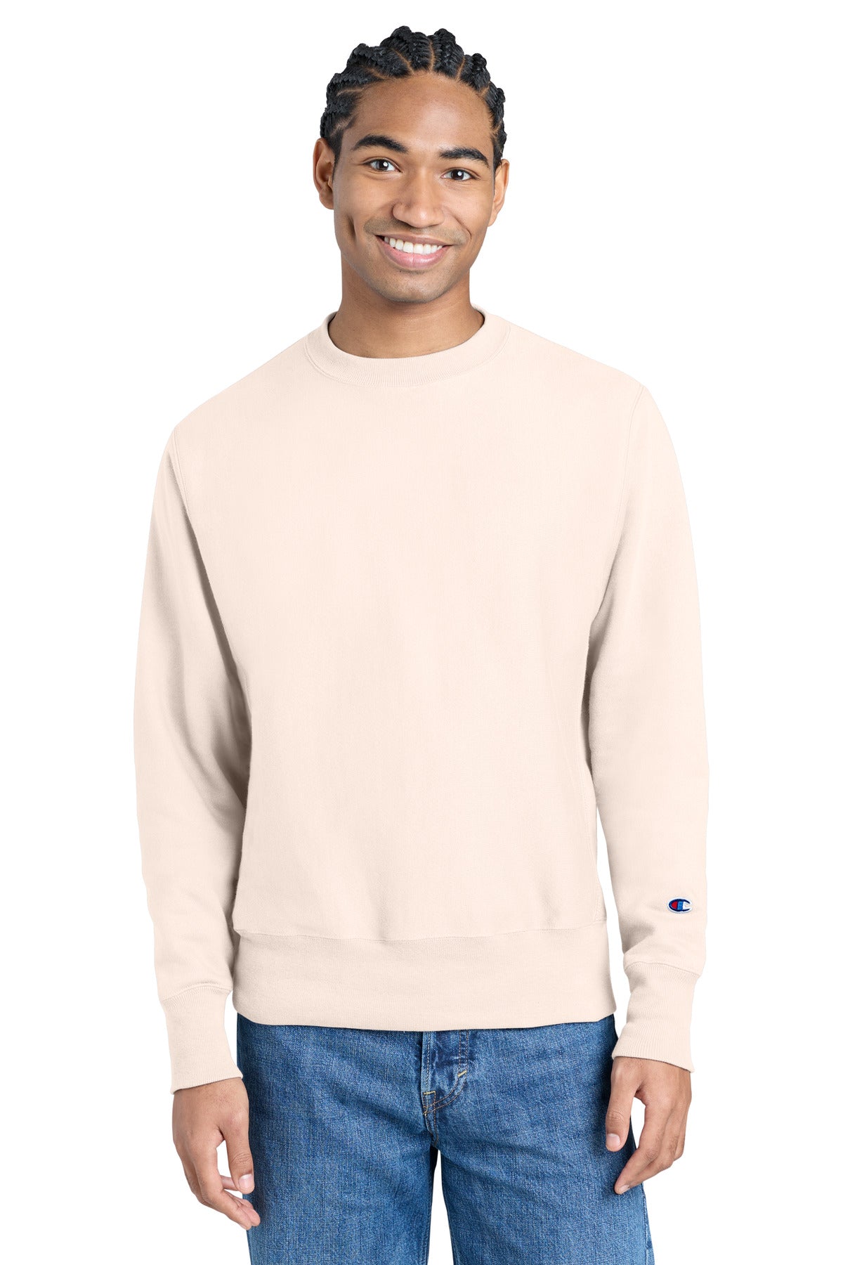 Champion Reverse Weave Crewneck Sweatshirt S149 Body Blush