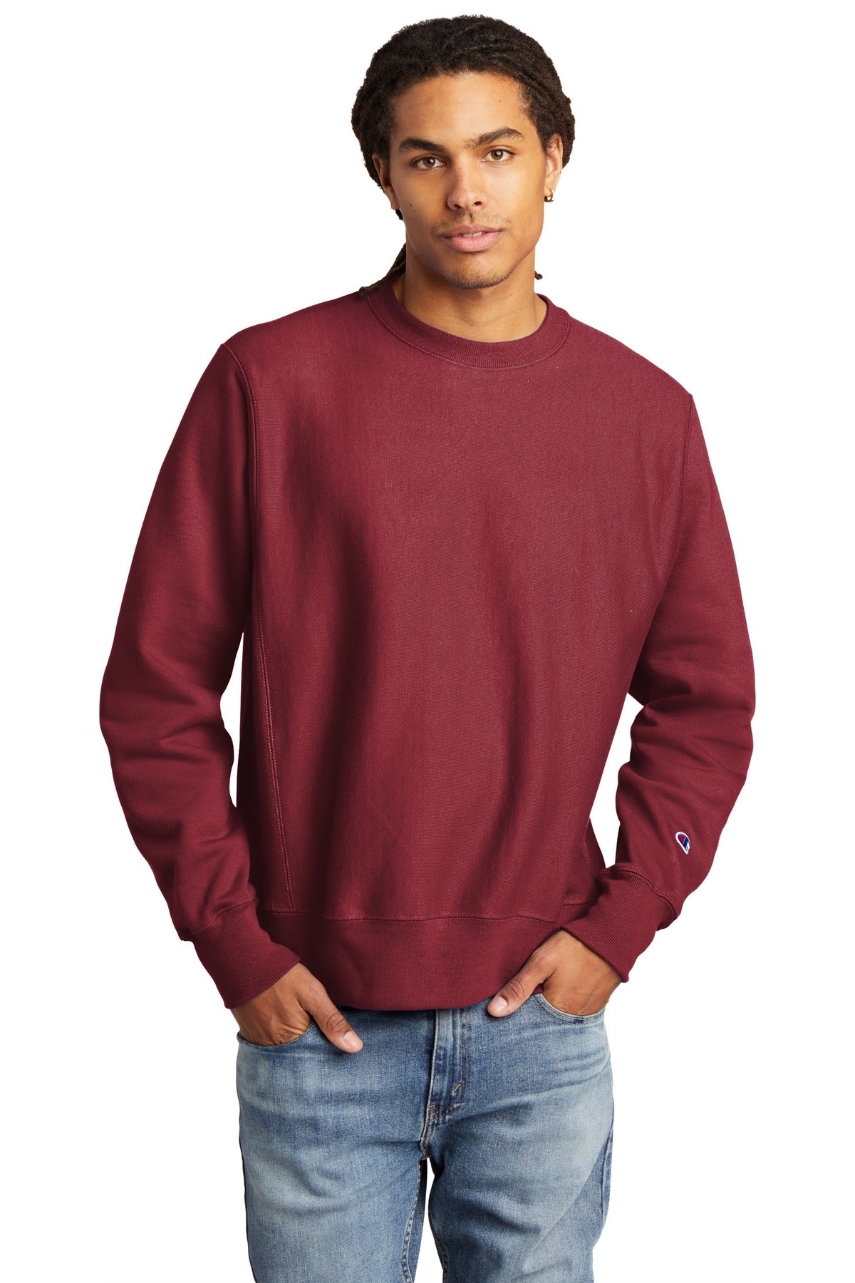 Champion Reverse Weave Crewneck Sweatshirt S149 Cardinal
