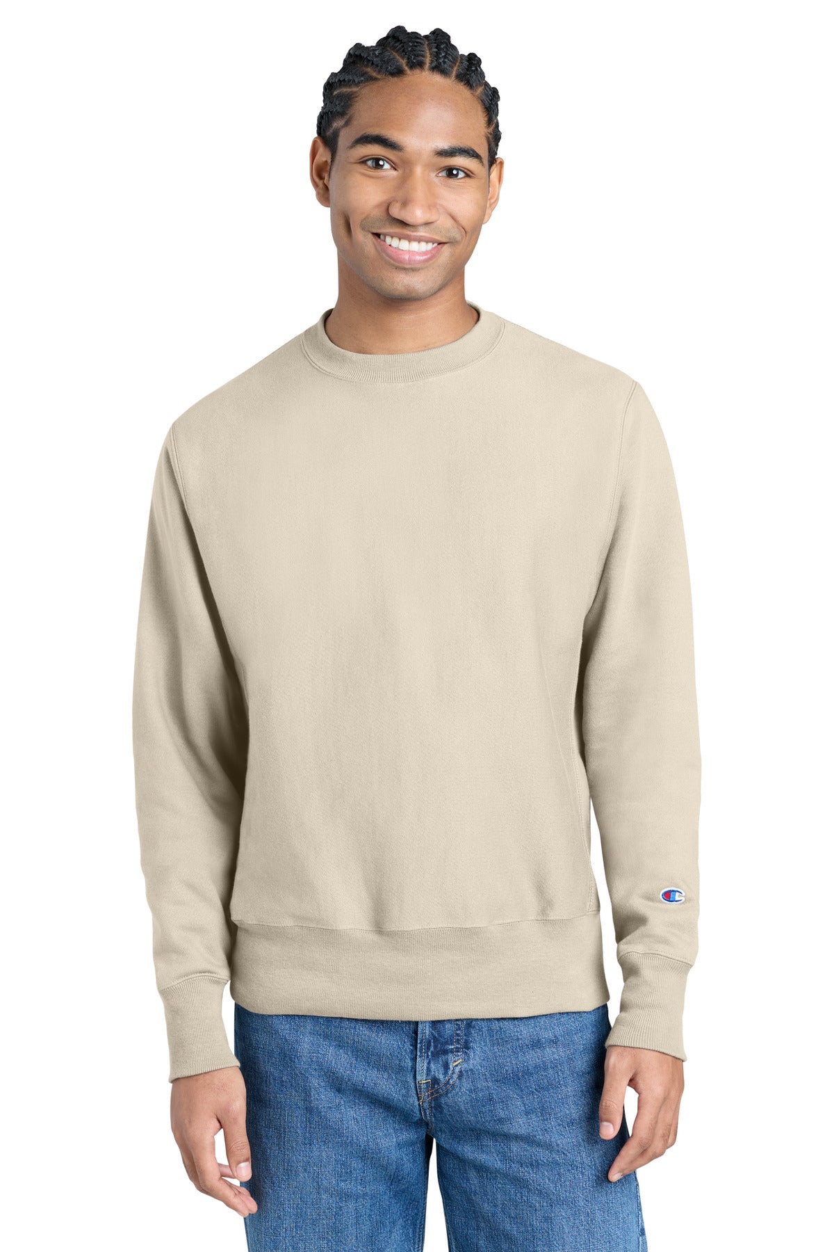 Champion Reverse Weave Crewneck Sweatshirt S149 Sand
