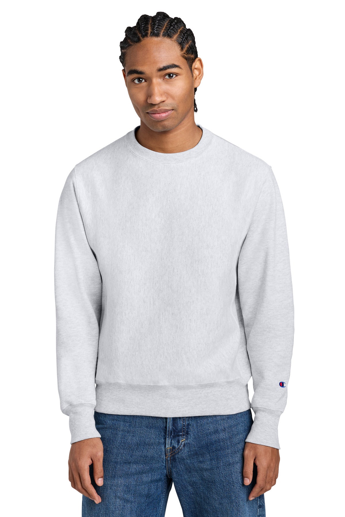 Champion Reverse Weave Crewneck Sweatshirt S149 Silver Grey