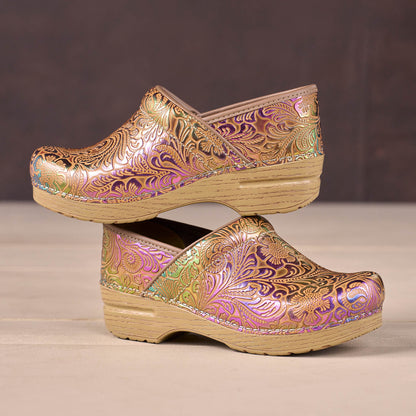 Dansko Professional Pearl Multicolor Tooled