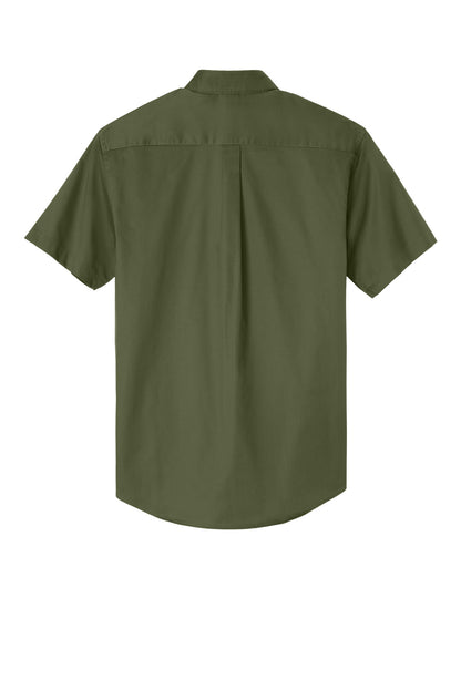 Port Authority Short Sleeve Easy Care Shirt.  S508 Clover Green