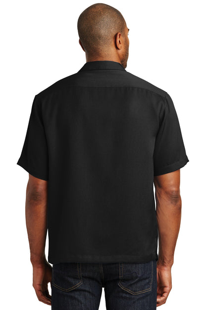 Port Authority Easy Care Camp Shirt.  S535 Black