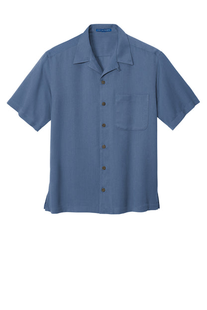 Port Authority Easy Care Camp Shirt.  S535 Blue