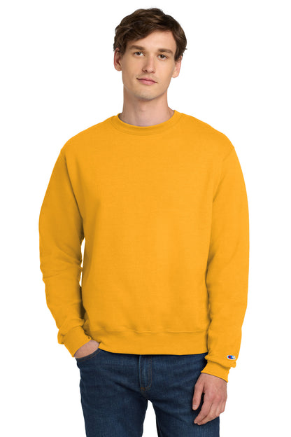 Champion Powerblend Crewneck Sweatshirt. S6000 Gold