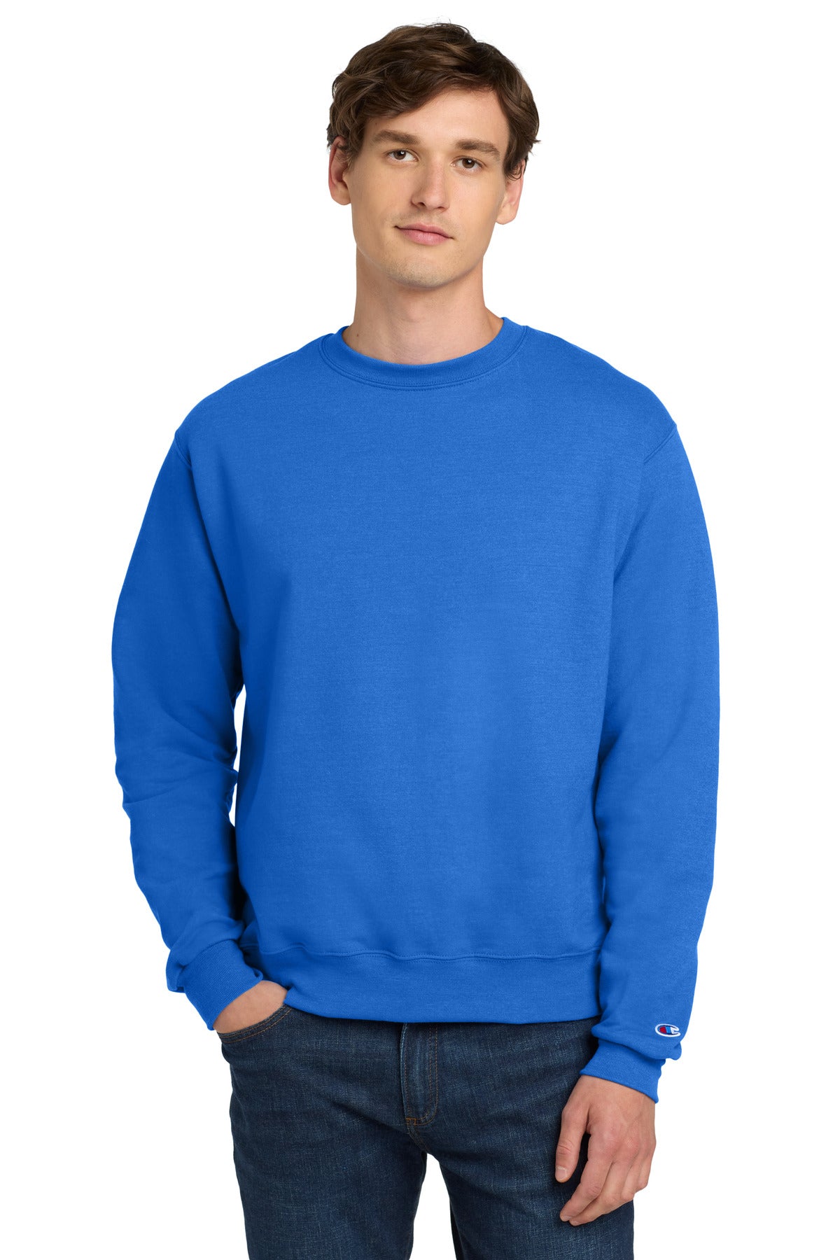 Champion Powerblend Crewneck Sweatshirt S6000 Royal Blue
