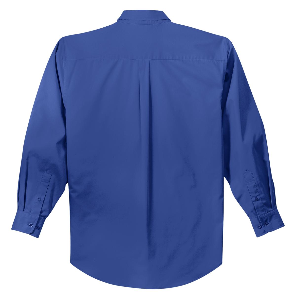 Port Authority Long Sleeve Easy Care Shirt S608 Royal/ Classic Navy
