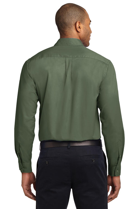 Port Authority Long Sleeve Easy Care Shirt S608 Clover Green