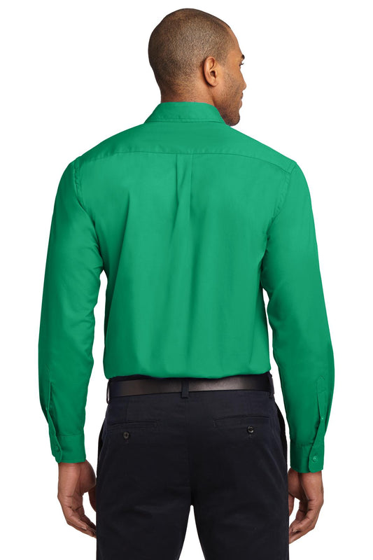 Port Authority Long Sleeve Easy Care Shirt S608 Court Green
