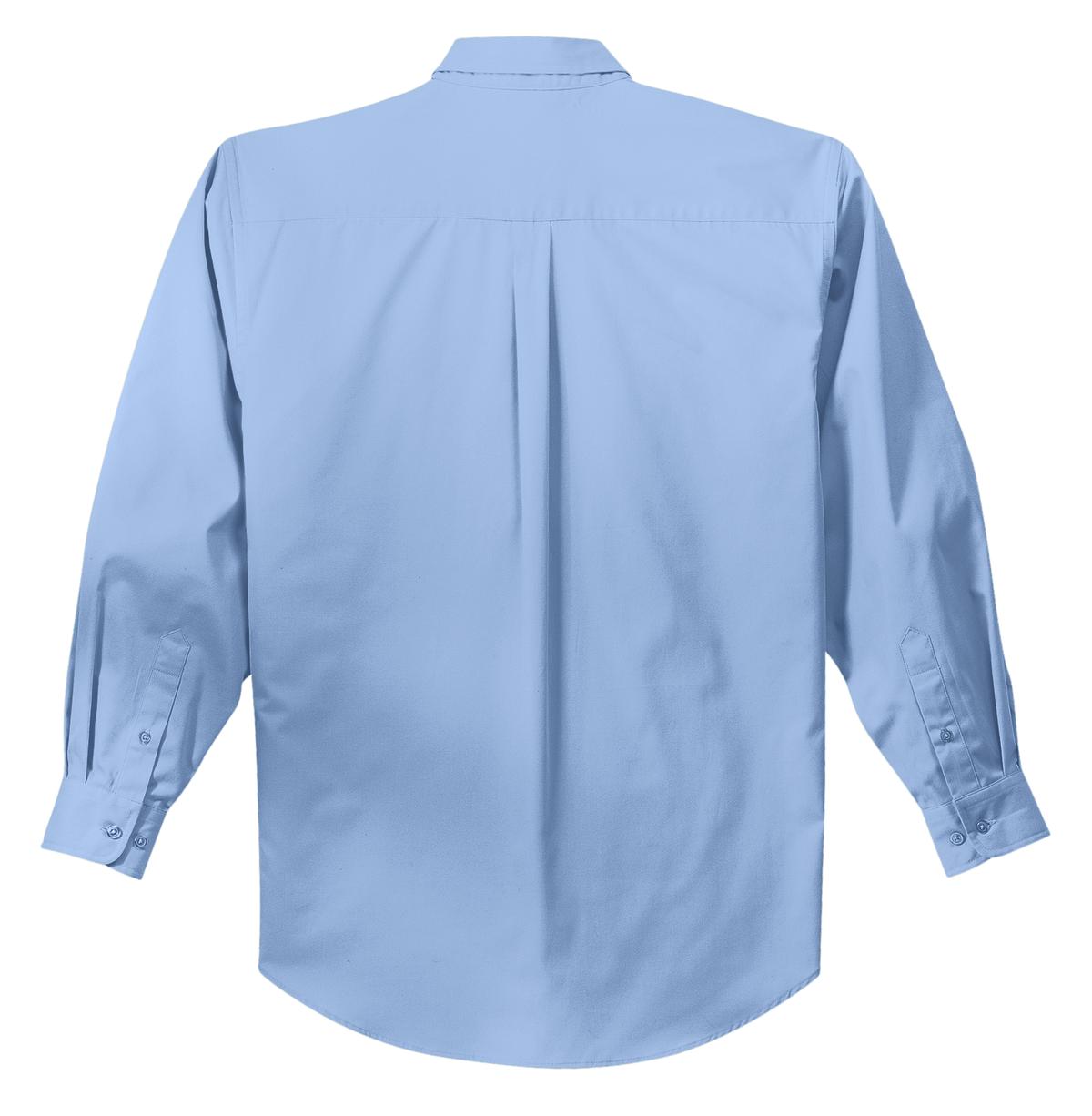 Port Authority Tall Long Sleeve Easy Care Shirt.  TLS608 Light Blue/ Light Stone Tall