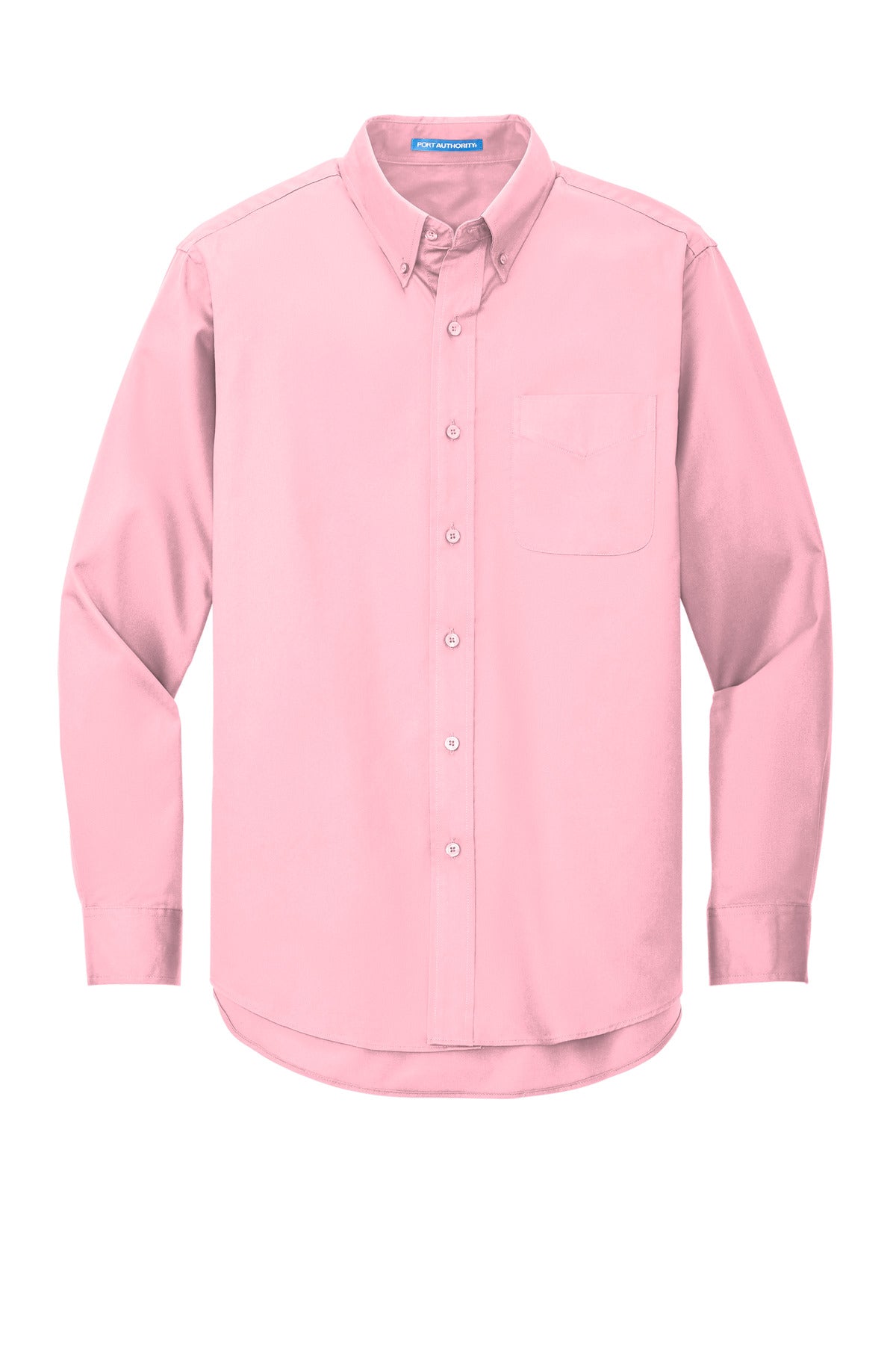 Port Authority Long Sleeve Easy Care Shirt S608 Light Pink