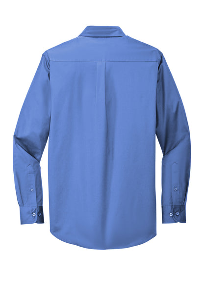 Port Authority Long Sleeve Easy Care Shirt S608 Ultramarine Blue