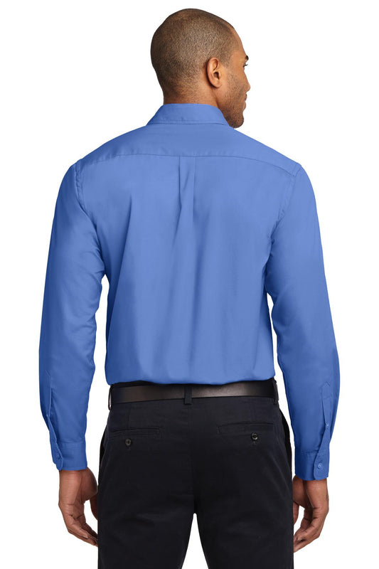 Port Authority Long Sleeve Easy Care Shirt S608 Ultramarine Blue