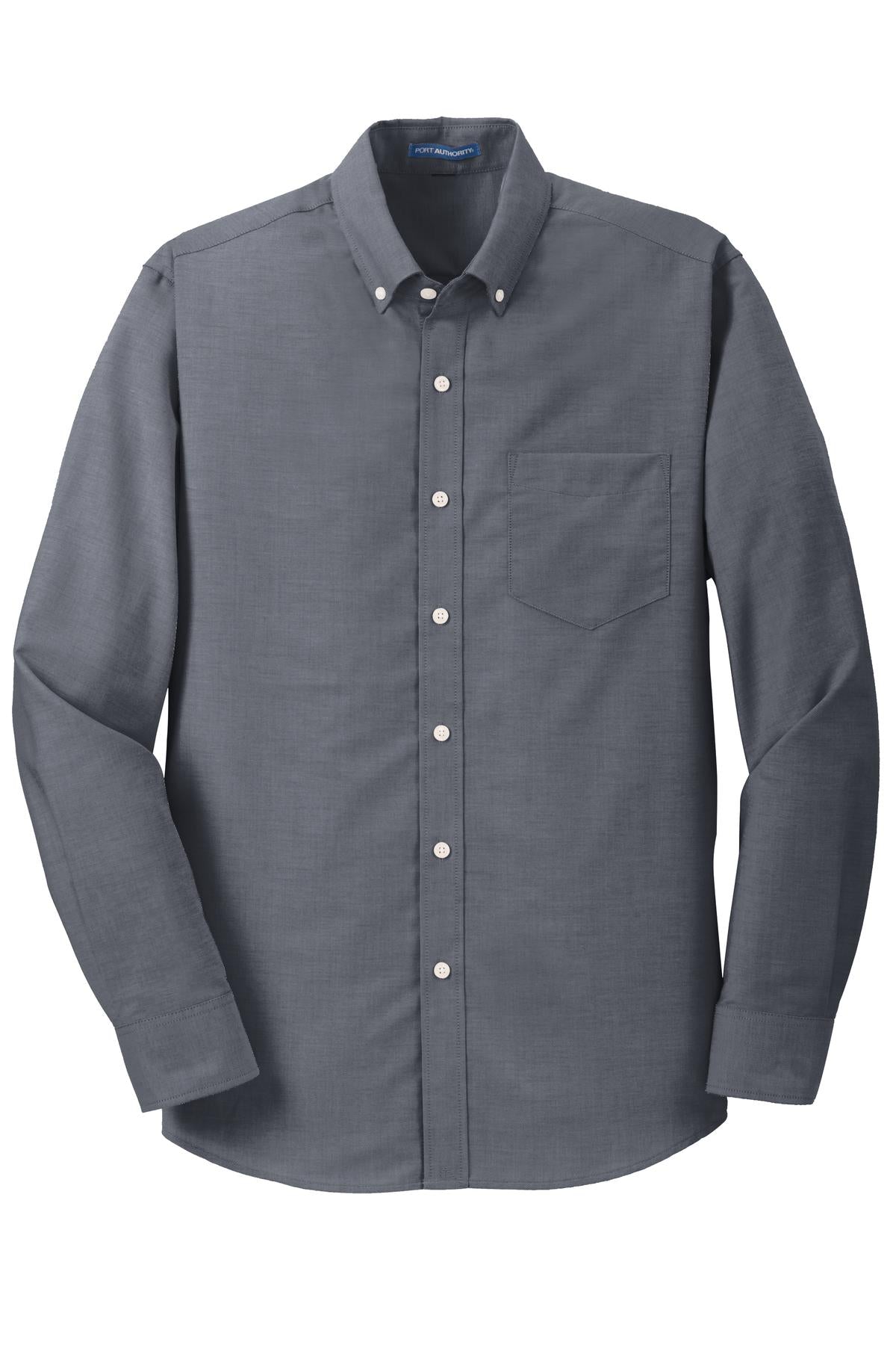 Port Authority SuperPro Oxford Shirt. S658 Black
