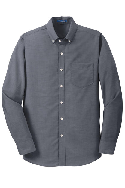 Port Authority SuperPro Oxford Shirt. S658 Black