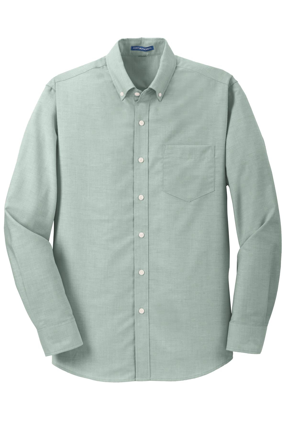 Port Authority SuperPro Oxford Shirt. S658 Green