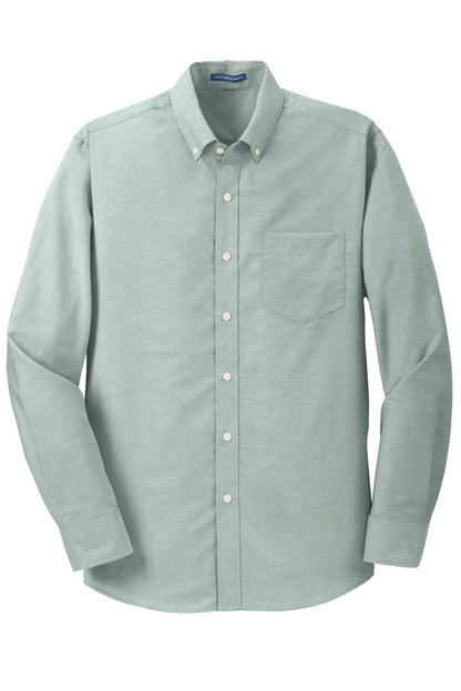 Port Authority SuperPro Oxford Shirt. S658 Green