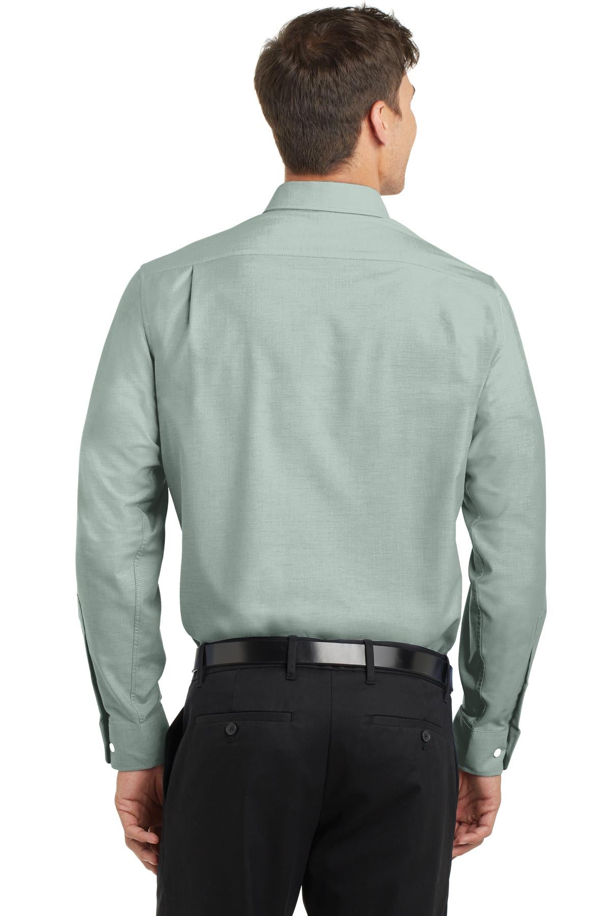 Port Authority SuperPro Oxford Shirt. S658 Green