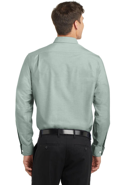 Port Authority SuperPro Oxford Shirt. S658 Green