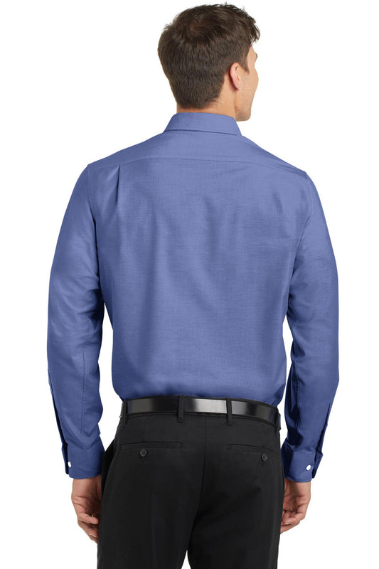 Port Authority SuperPro Oxford Shirt. S658 Navy
