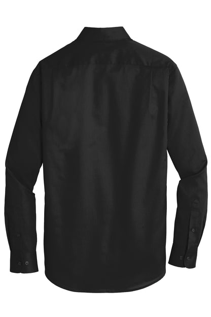 Port Authority SuperPro Twill Shirt. S663 Black