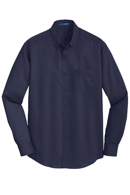 Port Authority SuperPro Twill Shirt. S663 True Navy