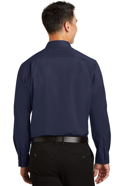 Port Authority SuperPro Twill Shirt. S663 True Navy