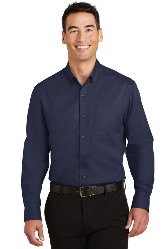 Port Authority SuperPro Twill Shirt S663 True Navy