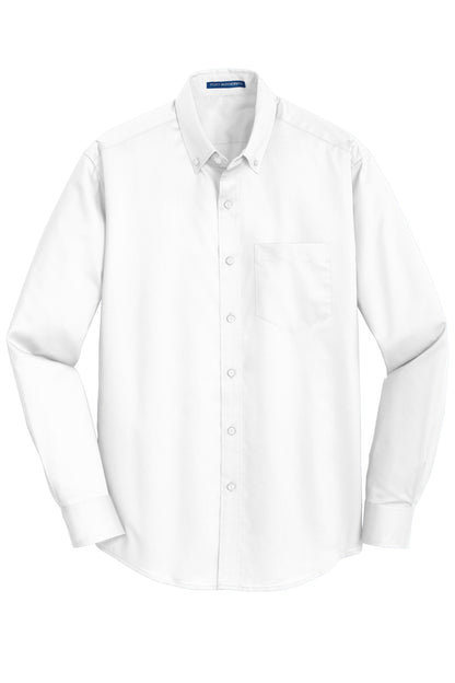 Port Authority SuperPro Twill Shirt. S663 White