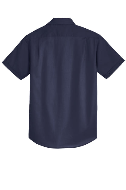 Port Authority Short Sleeve SuperPro Twill Shirt. S664 True Navy