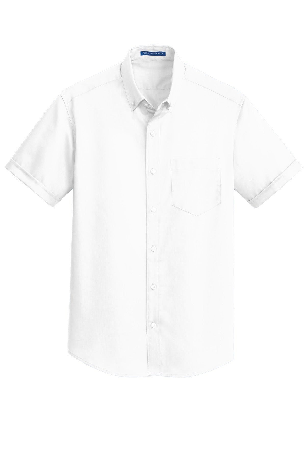 Port Authority Short Sleeve SuperPro Twill Shirt. S664 White