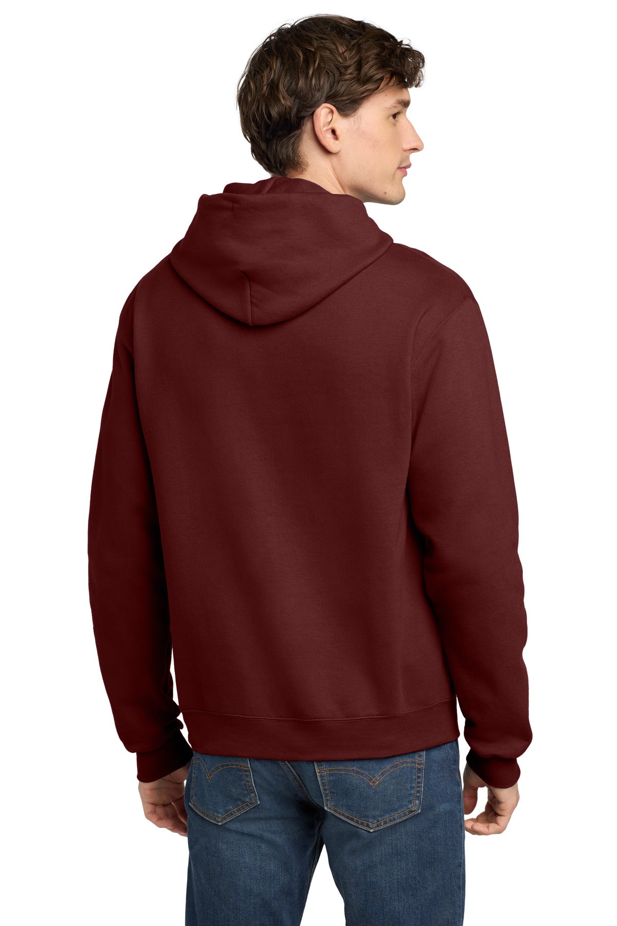 Champion Powerblend Pullover Hoodie S700 Maroon