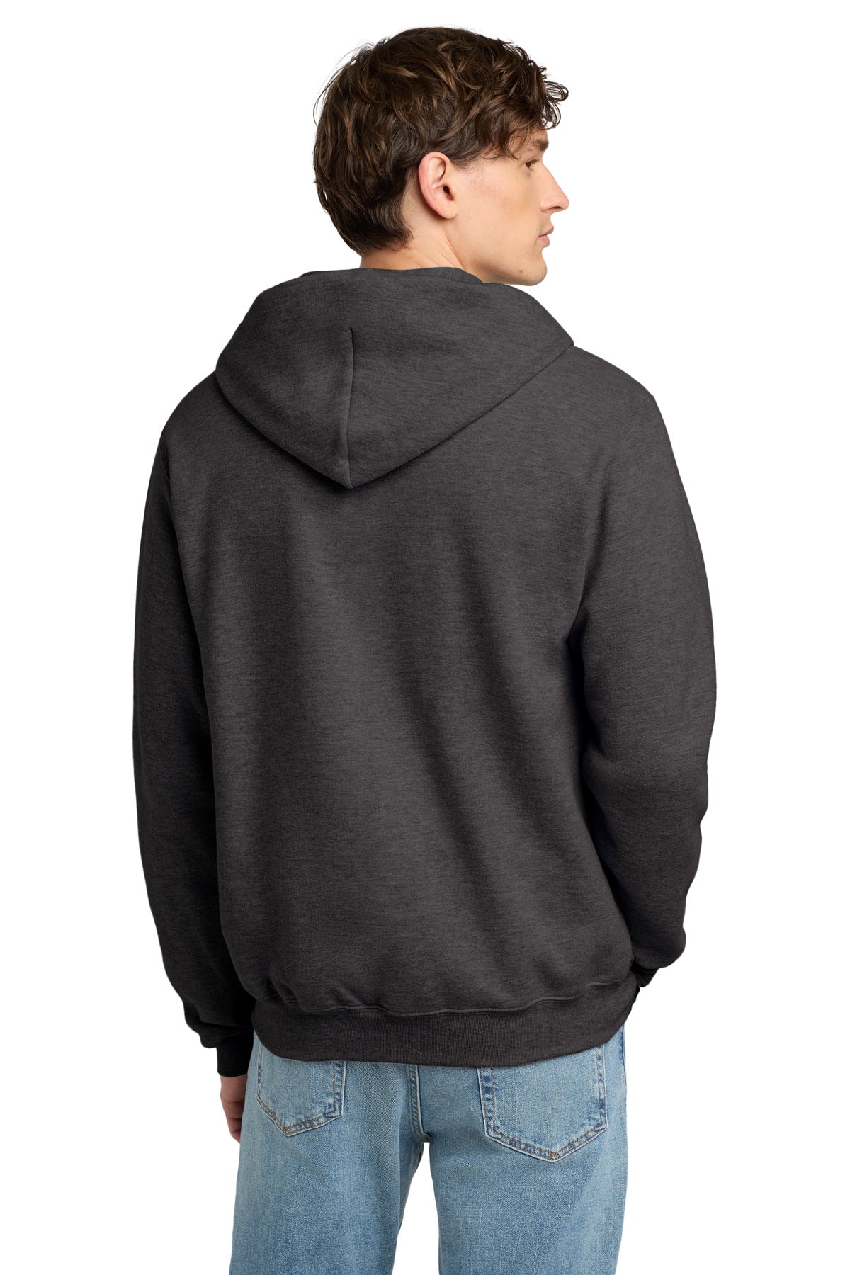 Champion Powerblend Full-Zip Hoodie S800 Charcoal Heather